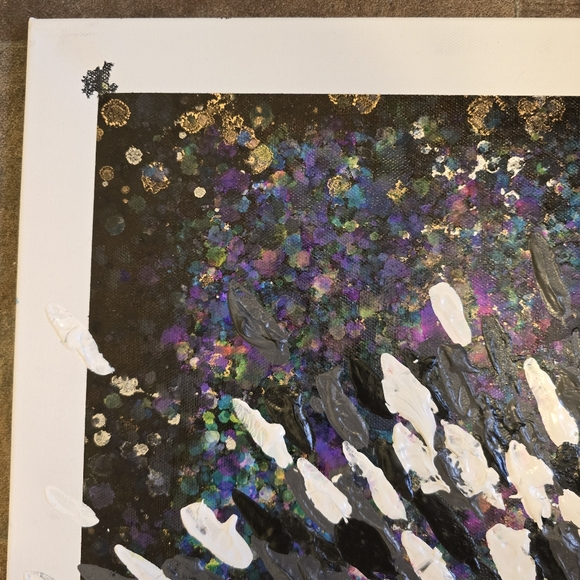 HANDCRAFTED Abstract Painting HANDPAINTED Deocrative Wall Art HANDMADE Artwork - Picture 4 of 17